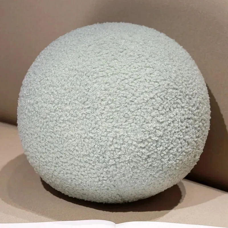 30cm Ins Style Ball Pillow Soft Plush PP Cotton Sofa Pillow Ornament Stuffed Nordic Round Pillow Throw Pillows Home Decoration — image 20