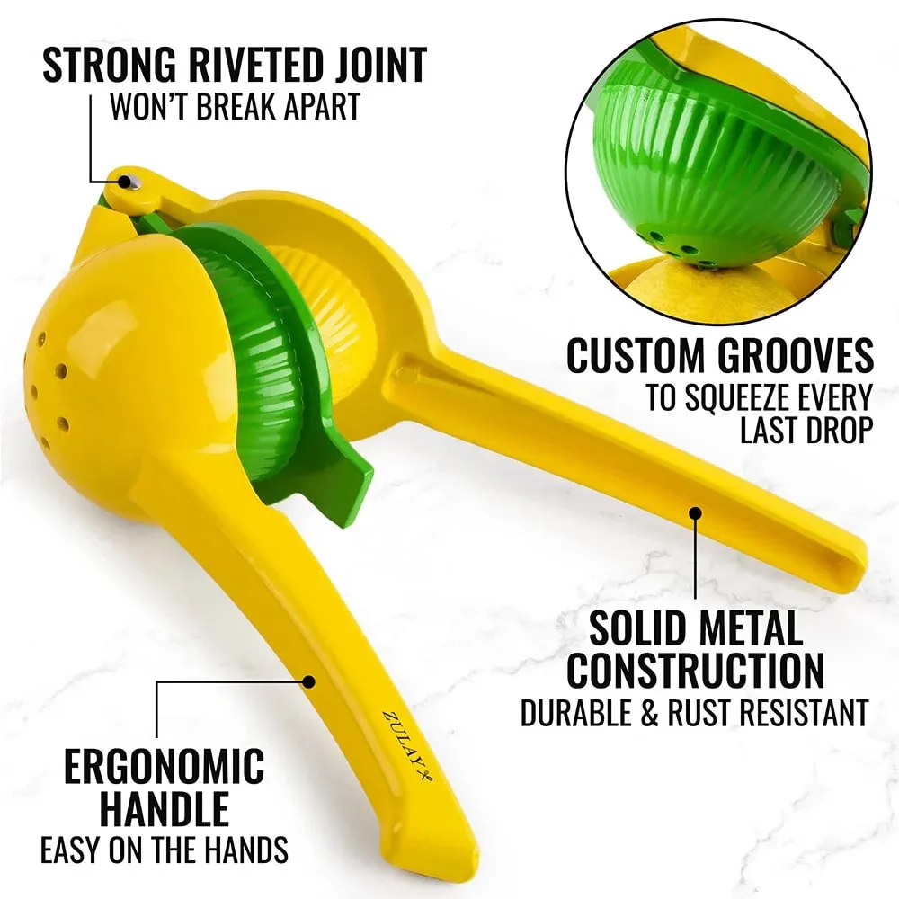 1pc Lemon Squeezer Fresh Orange Citrus Lime Fresh Fruit Juicer Press Metal Hand Press Extractor Portable Manual Juicer — image 4
