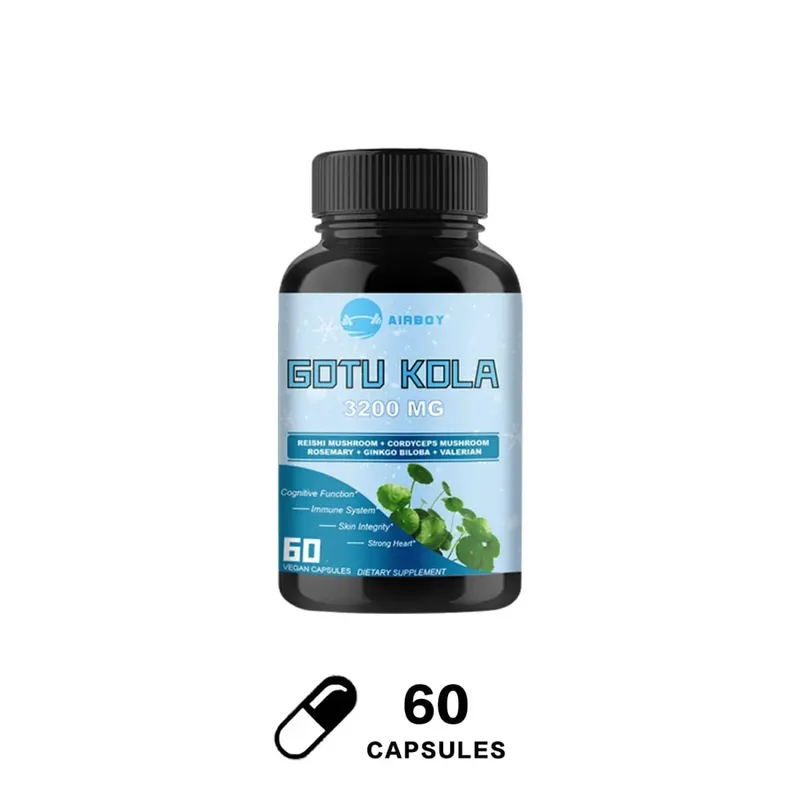 Gotu Kola Capsules - Brain Cognition Immune System Skin Energy & Circulation Supplement - Non-GMO & Gluten FreeSupplements — image 10