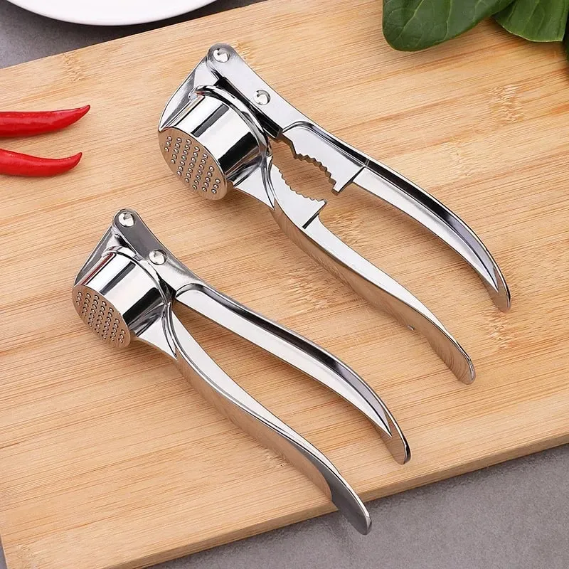 Kitchen Garlic Press Garlic Clips Multi Functional Stainless Steel Manual Pull Efficient Ginger Garlic Crusher Home Utensils — image 5