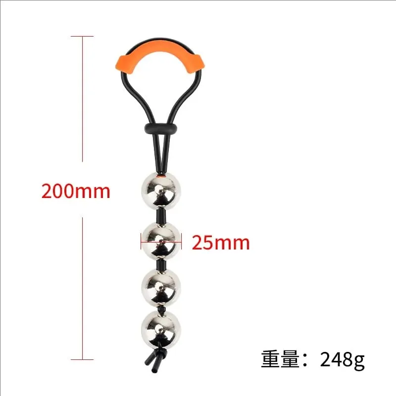 9 Size Male Penis Ring Glans Exerciser SM Penlie Device Weight Bearing Penis Extender Enlargement Stretcher Ball Sex Toy for Men