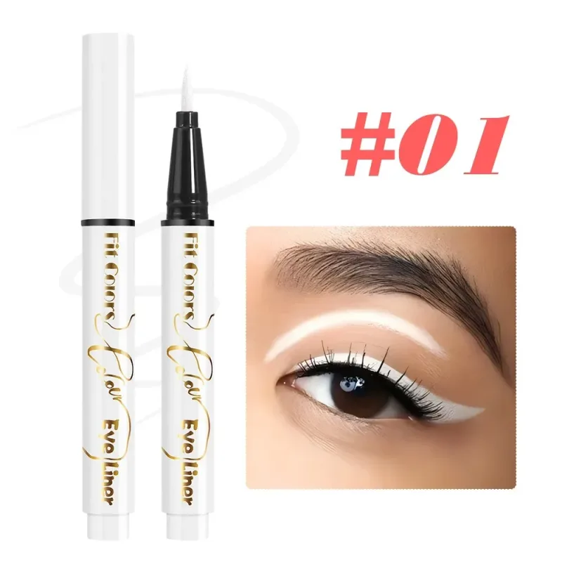 UV Fluorescent Glow Liquid Eyeliner Pen Waterproof Face Color Paint Neon Colorful Halloween Christmas Party Art Stage Eye Makeup — image 9