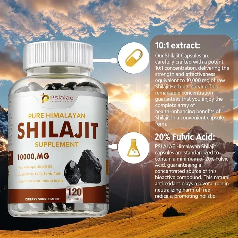 100% High Purity Shilajit Mineral Supplement - Improve Performance Relieve Stress Improve Mood Increase Male Size Non-GMO — image 4
