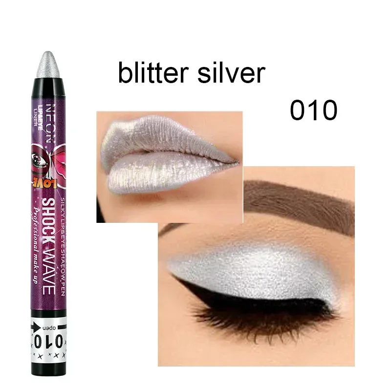 2 In 1 Eyeshadow Lipstick Stick Pencil Waterproof Glitter Matte Eye Shadow Makeup Pigment Eyeshadow Pen — image 29