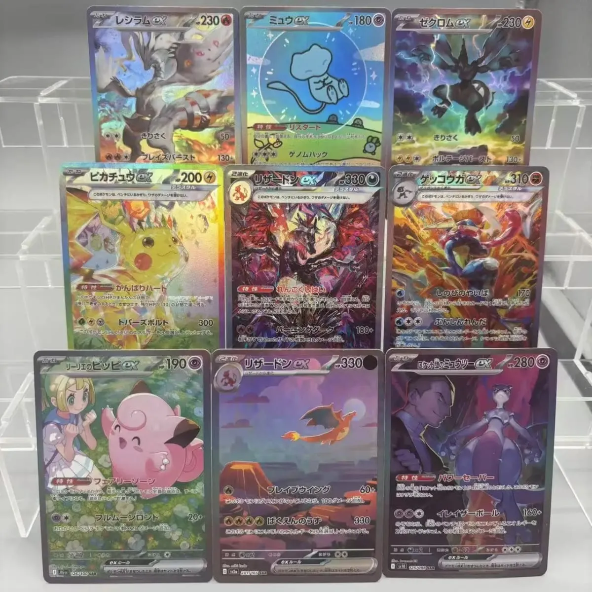 DIY Collection Cards Mewtwo Reshiram Zekrom Self Made Single Card Classic Game Anime Card Gift Toy — image 1