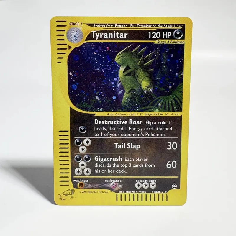 Pokémon Cards 1996 Basic Edition Flash Card Charizard Gengar Blastoise Feraligatr Gengar Trading Card Proxy Collection Card