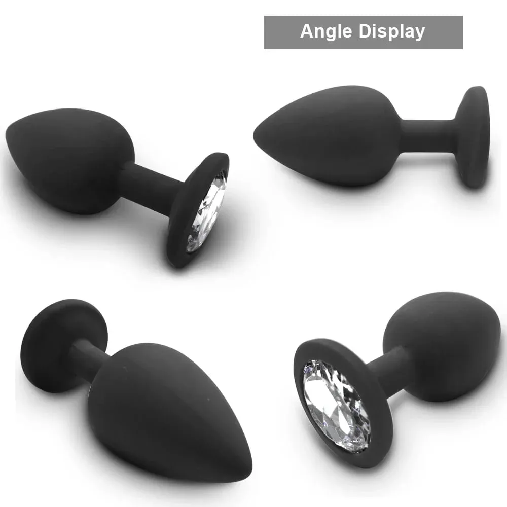4pcs Soft Silicone Anal Plug Mini Erotic Bullet Vibrator Butt Plug Sex Toy for Men Women Gay Couples Anal Prostate Stimulator — image 4