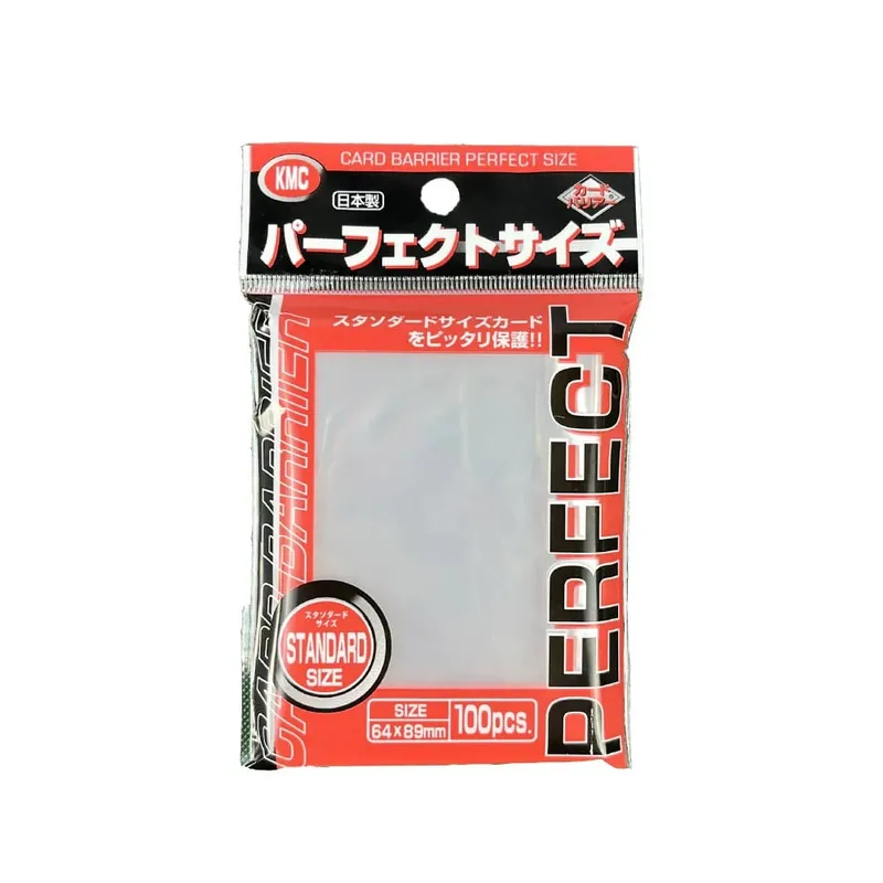 64x89mm 100PCS Transparent KMC Card Sleeves Trading Card Sleeve Barrier Board Game Card Panlabas na Protektor para sa MTG/YGO