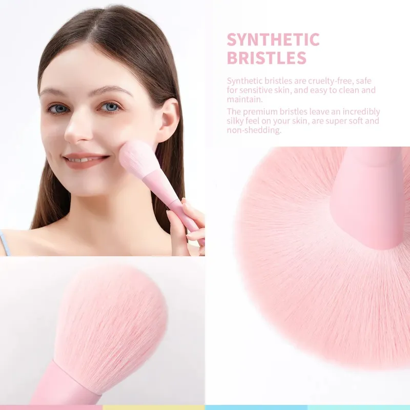 Docolor Professional Makeup Brushes Set 17pcs Foundation Powder Blush Eyeshadow Eye Make Up Brush Woman Face Tools Original