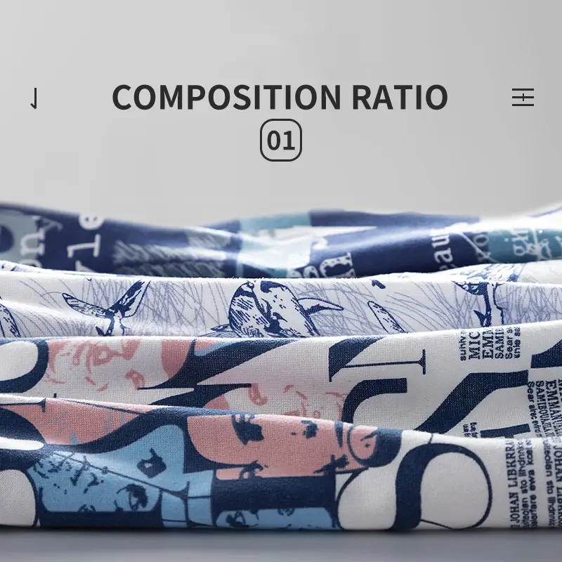 MiiOW 4Pcs Man Underwear Boxers Men's Panties Breathable Polyester Innerwear Sexy Men Underpants Boxershorts Antibacterial — image 6