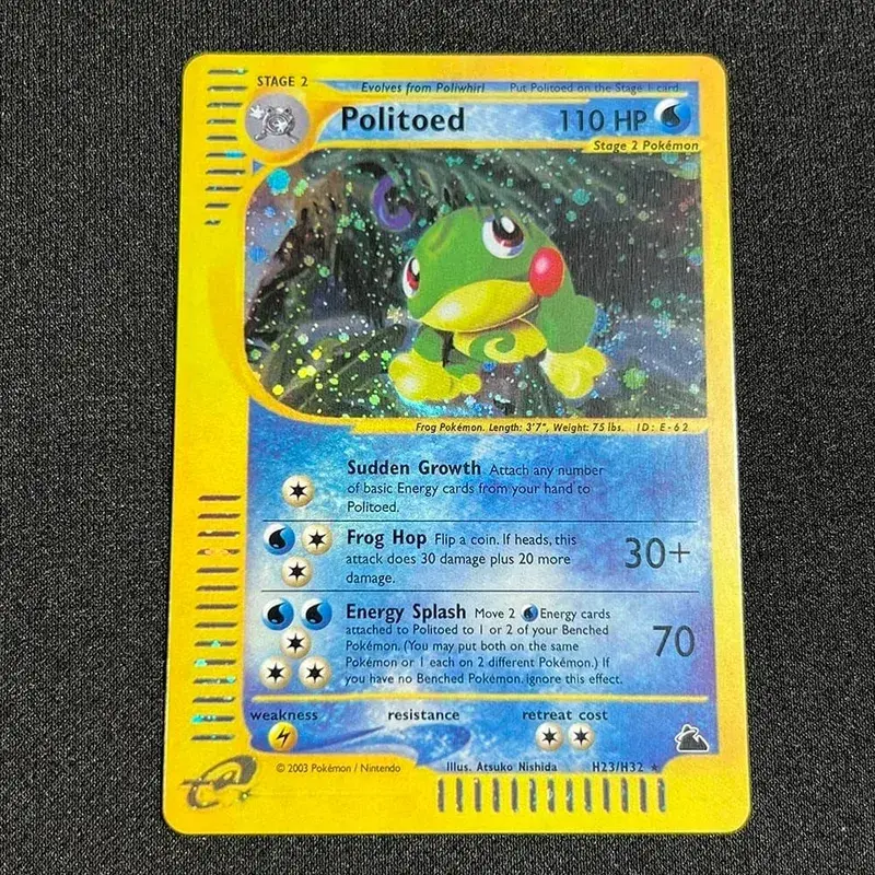 PKM Single Cards 1st Edition E-Card Celebi Charizard Skyridge (SK) Foil Cards Zapdos Aquapolis Classic Game Collection PROXY — image 8