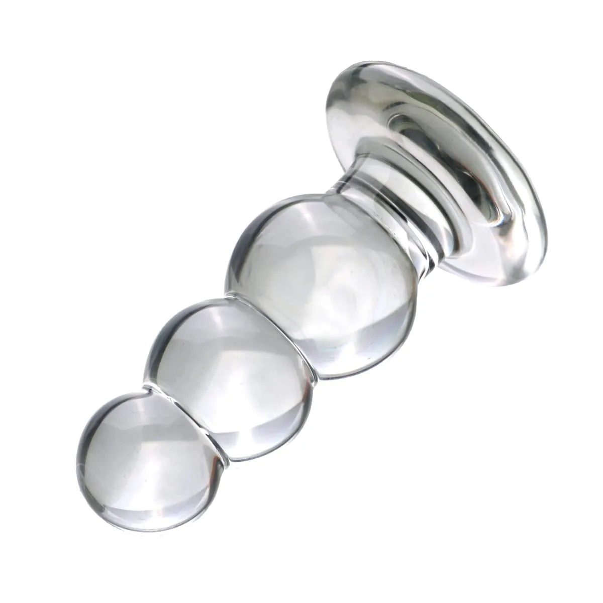 3 Sizes Big Ball Pyrex Glass Anal Dildos Butt Plug Crystal Vagina Beads Fake Penis Female Masturbate Adult Sex Toys Women Men — image 4