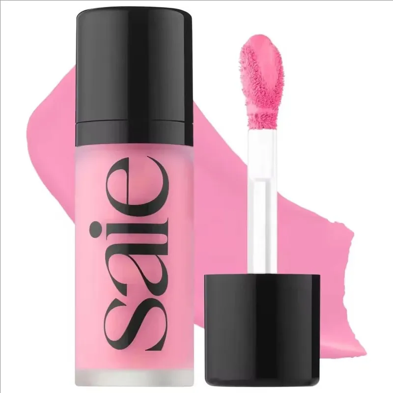 Saie Hydrating Blendable Dewy Liquid Blush CHILLY Buildable Luminous Multiuse Cheek Lip Tint Blush for All Sensitive Skin Tones