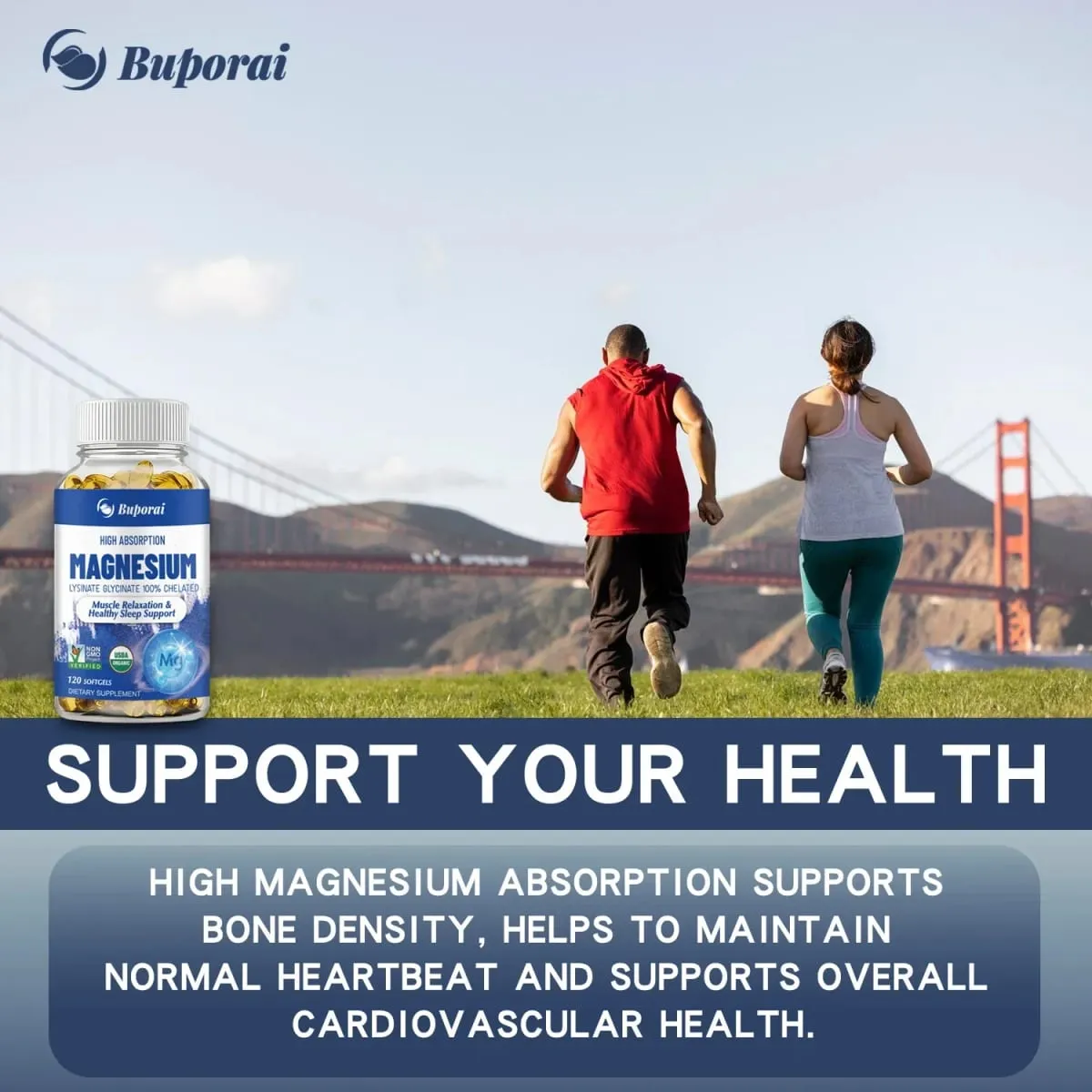Highly Absorbable Magnesium - Supports Bone Density and Muscle Relaxation Promotes Healthy SleepSupplements — image 3