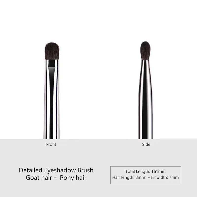 1pc High end Animal Hair Detail Eyeshadow Makeup brushes Highlight Make up brushes Eye Shadow Conceal Ebony Handle pencil beauty