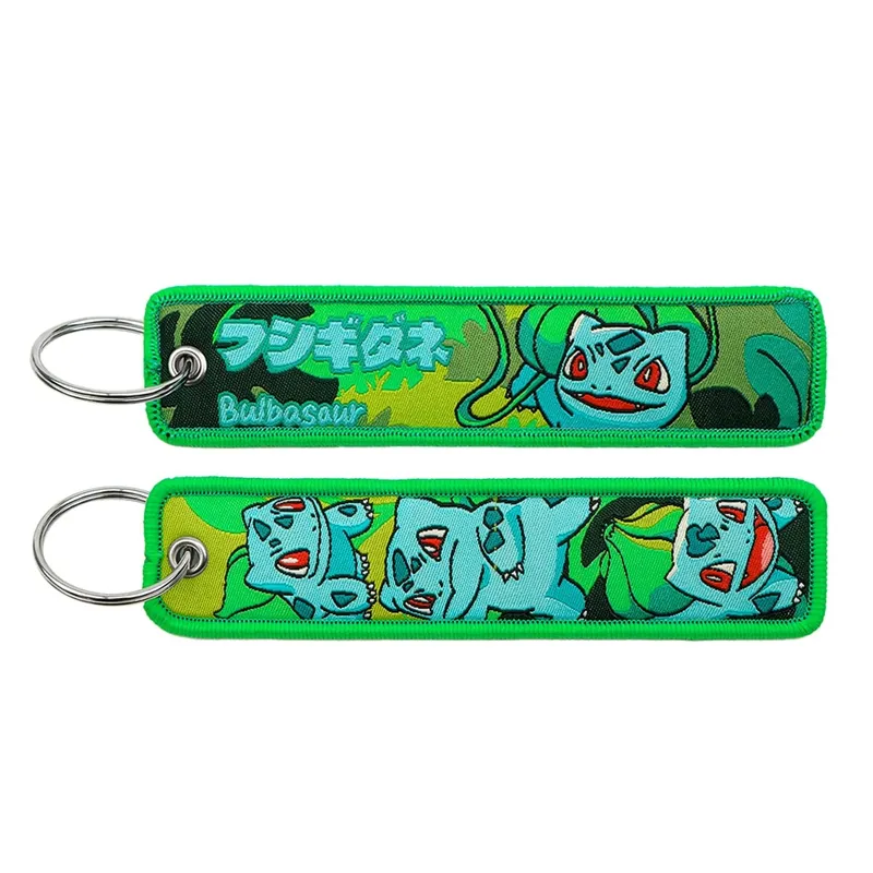 Japanese Anime Elf Monsters Keychain for Cars Backpack Key Holders Embroidery Keyrings Key Tag Jet Tag Accessories Gifts 1pcs — image 26