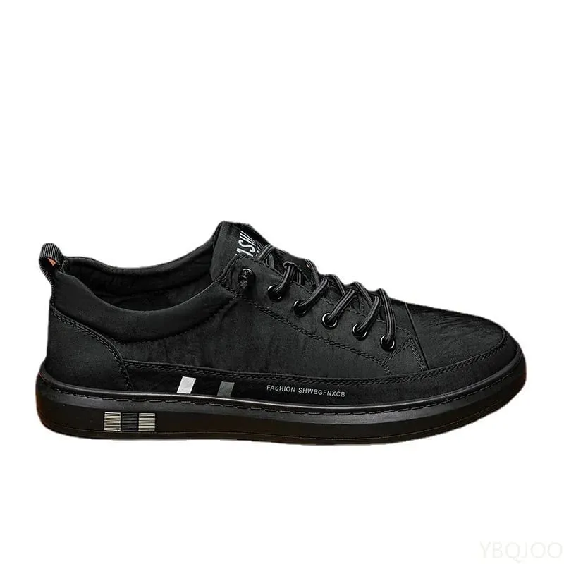 New Breathable Men Shoes Casual solid color lace up shoes Low cut comfortable Sneakers Trendy Male versatile flats Zapatos Homme — image 6