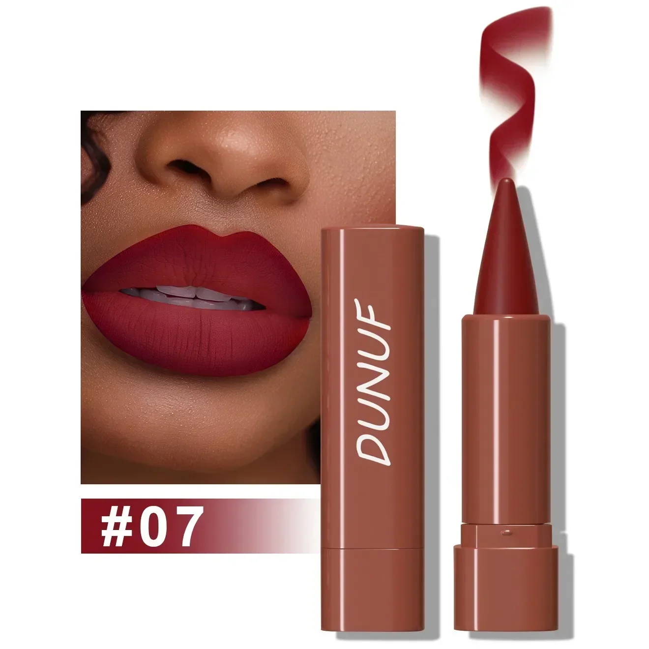 9 Colors Gradient Lip Liner Matte Black Brown Velvet Lipstick Waterproof Non Sticky Contouring Tint Lipliner Crayon Lip Makeup — image 12