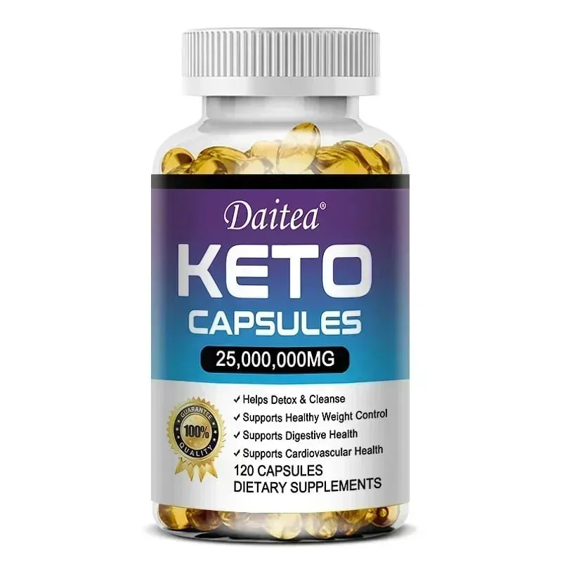 Keto Capsules - Weight & Fat Management Burn Belly Fat Detoxification Digestion Immunity - High Strength Ketone Supplement