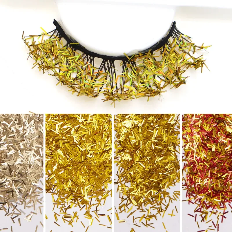 White Eyelashes Cosplay Makeup Natural Long Cross Strip False Eye Lashes — image 15