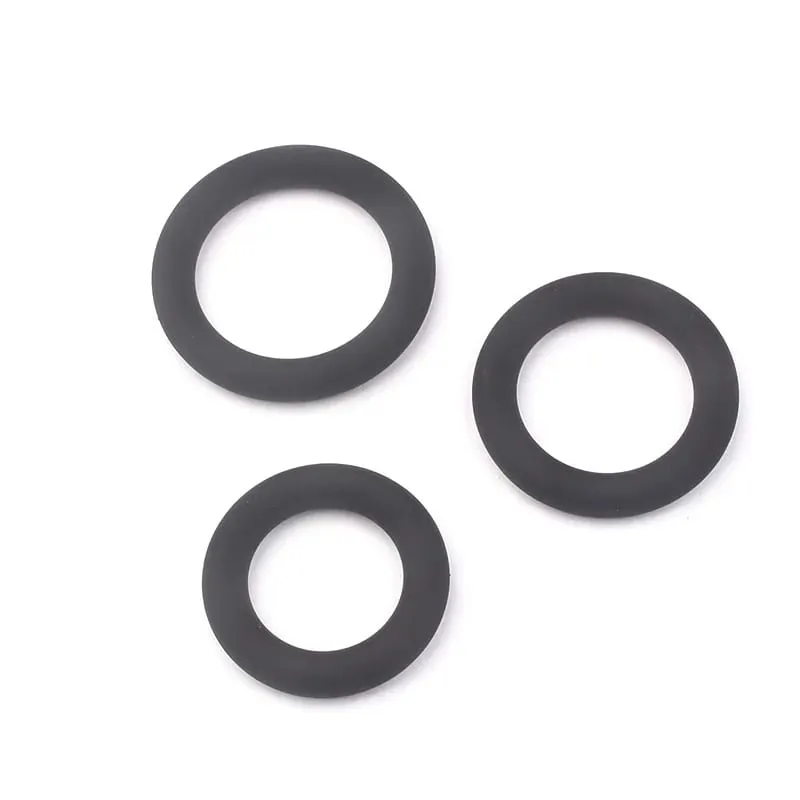 3Pcs Penis Ring Set Silicone Cock Rings Ejaculation Delay Cockring Sex Toys For Men Adult Product Dick Lock Erection Sexy Shop — image 6
