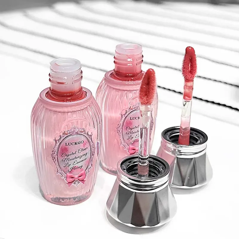 Vase Shape Water Light Lip Glaze Mirror Lipstick Lip Gloss Hydrating Moisturizing Coloring Long Lasting Autum Winter Lipstick — image 4