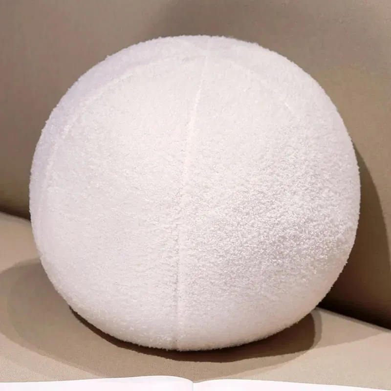 30cm Ins Style Ball Pillow Soft Plush PP Cotton Sofa Pillow Ornament Stuffed Nordic Round Pillow Throw Pillows Home Decoration — image 31