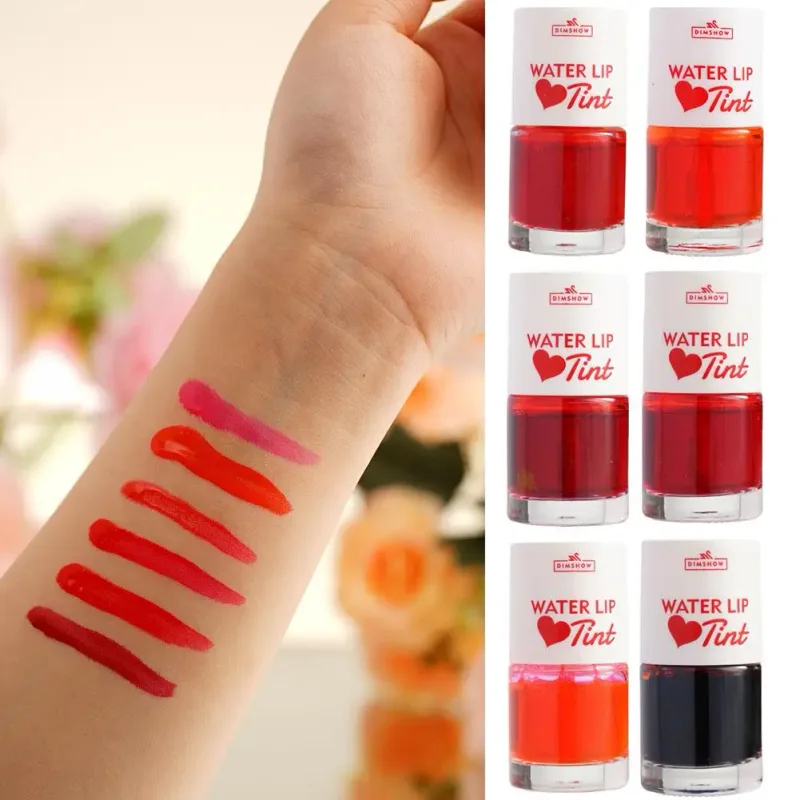 Lip Gloss Dyeing Liquid Lipstick and Blush Lip and Cheek Stain Liquid Blush & Lip Stain Non-sticky Lip Eye Cheek Makeup Cosmetic — image 2