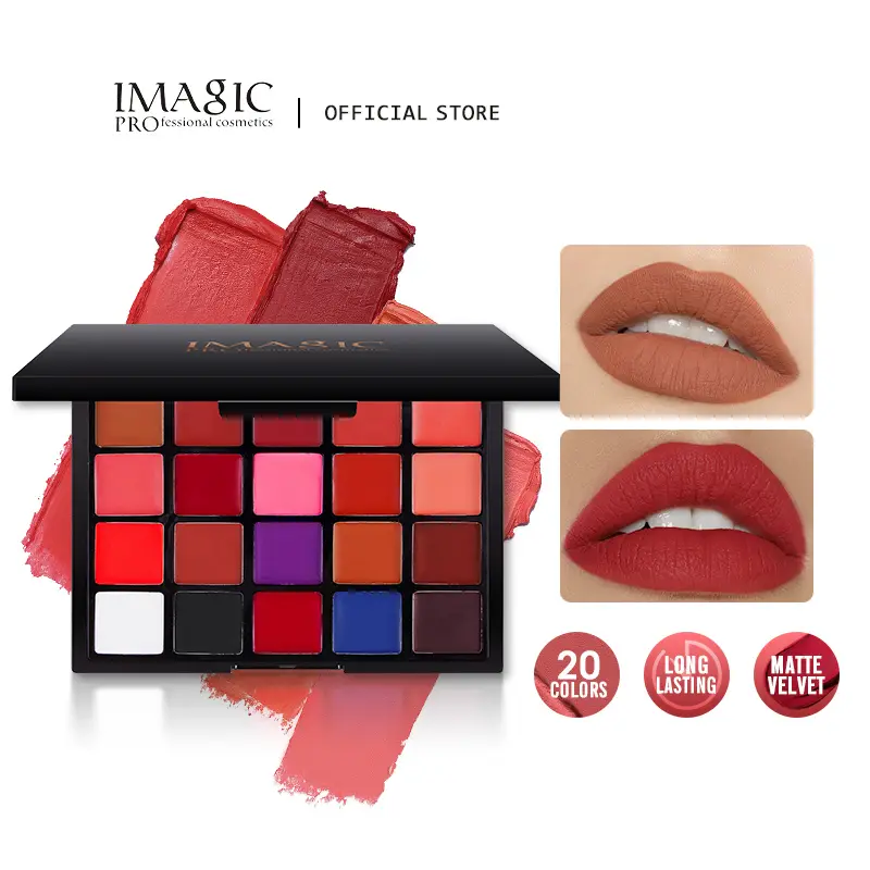 20 Colors Lipstick Palette Matte Velvet Lip Makeup Long Lasting Lip High Pigmented — image 2