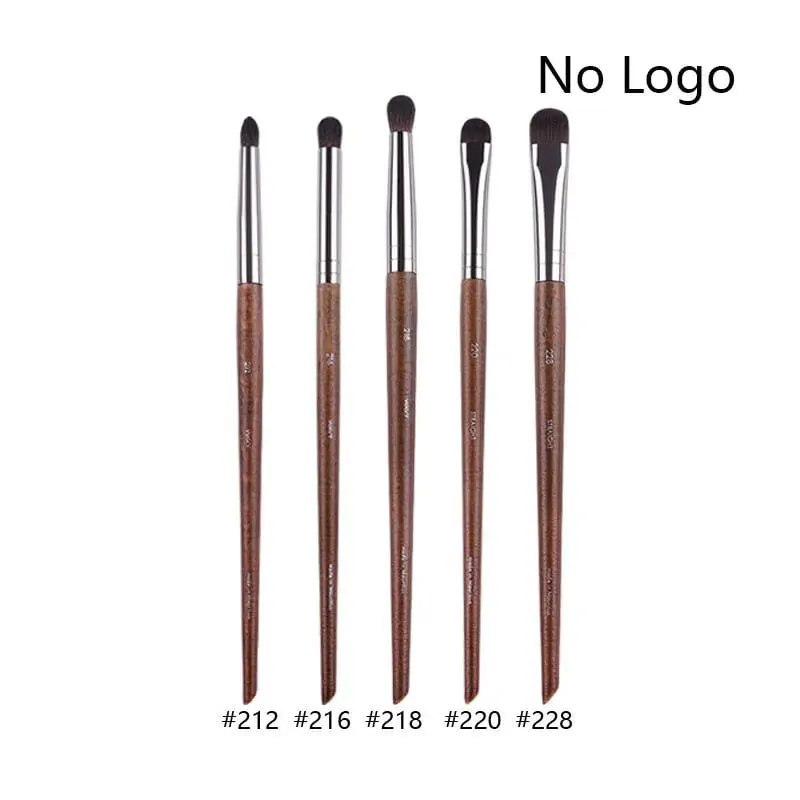5pcs/set Natural Wood Eyeshadow Makeup Brushes Eye Detail Make Up Brush Concealer Crease Smudge Cosmetic tools Set Thin liner — image 26