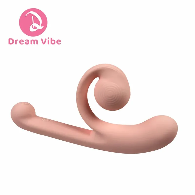 Pink Snail Vibrator G-spot Dildo Penetration Flexbile Snail for Perfect Clit Fit Stimulaiton 10 Modes Pleasur Sex Toy for Woman