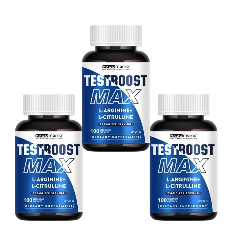 100 tablet mužský doplněk s L-argininem L-citrulinem Stamina & Energy Vegan | Diskrétní loď — image 4