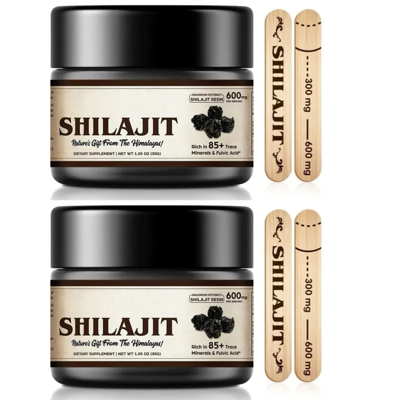 Organic Shilajit Pure Himalayan Organic Shilajit Resin with 85+ Trace Minerals & Fulvic Acid for Energy Immune Support - 600mg — image 7