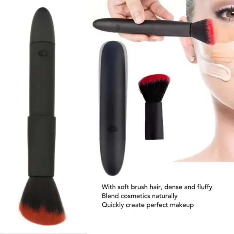 Electric Loose Powder Brush 10 Gears Vibration Quick Brush Blush Επαναφορτιζόμενα πολυλειτουργικά εργαλεία μακιγιάζ — image 1