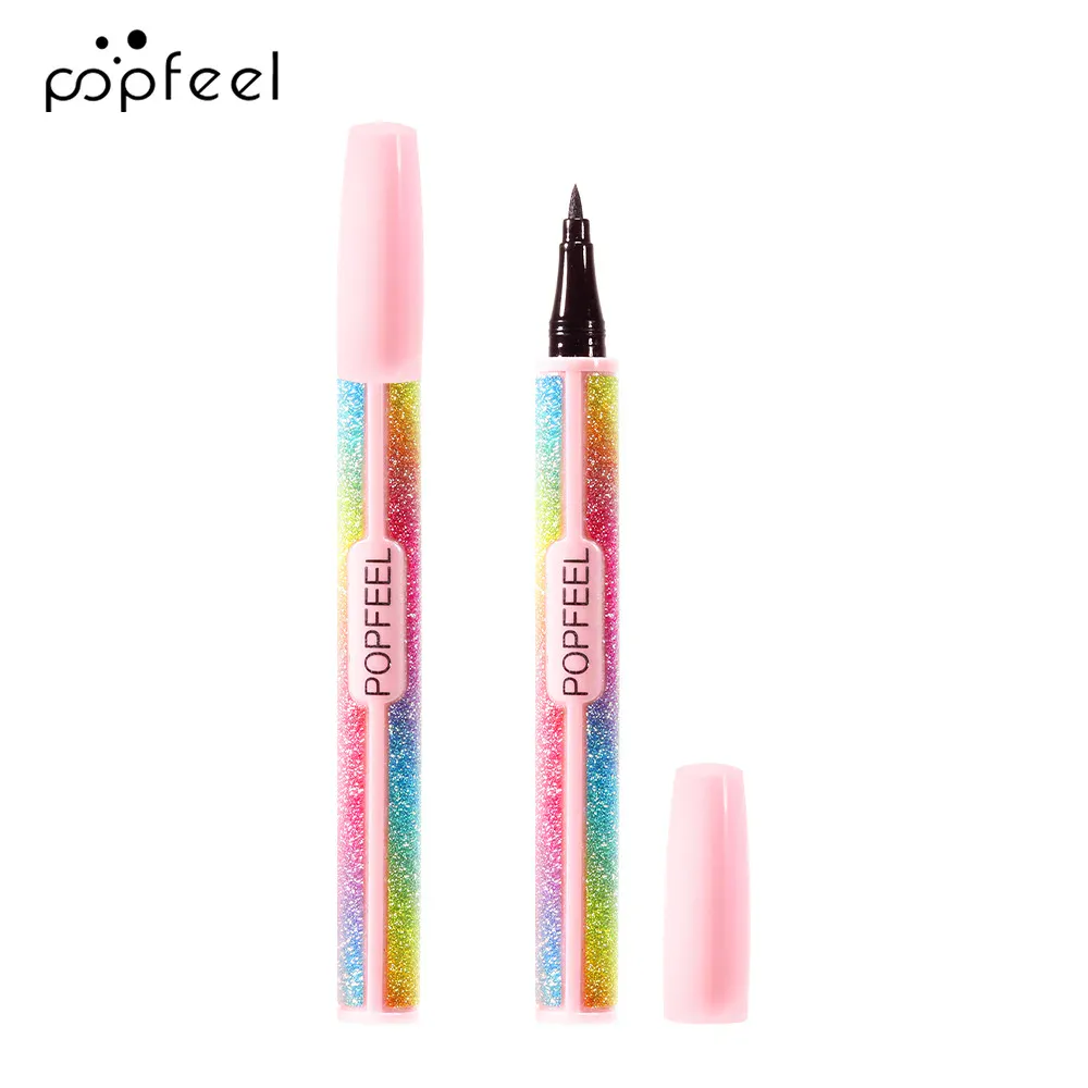 Best-Selling Popfeel Black Liquid Eyeliner Pen Make up for Women Lasting Quick Drying Arrow Smooth Eye Liner Pencil Cosmetic New