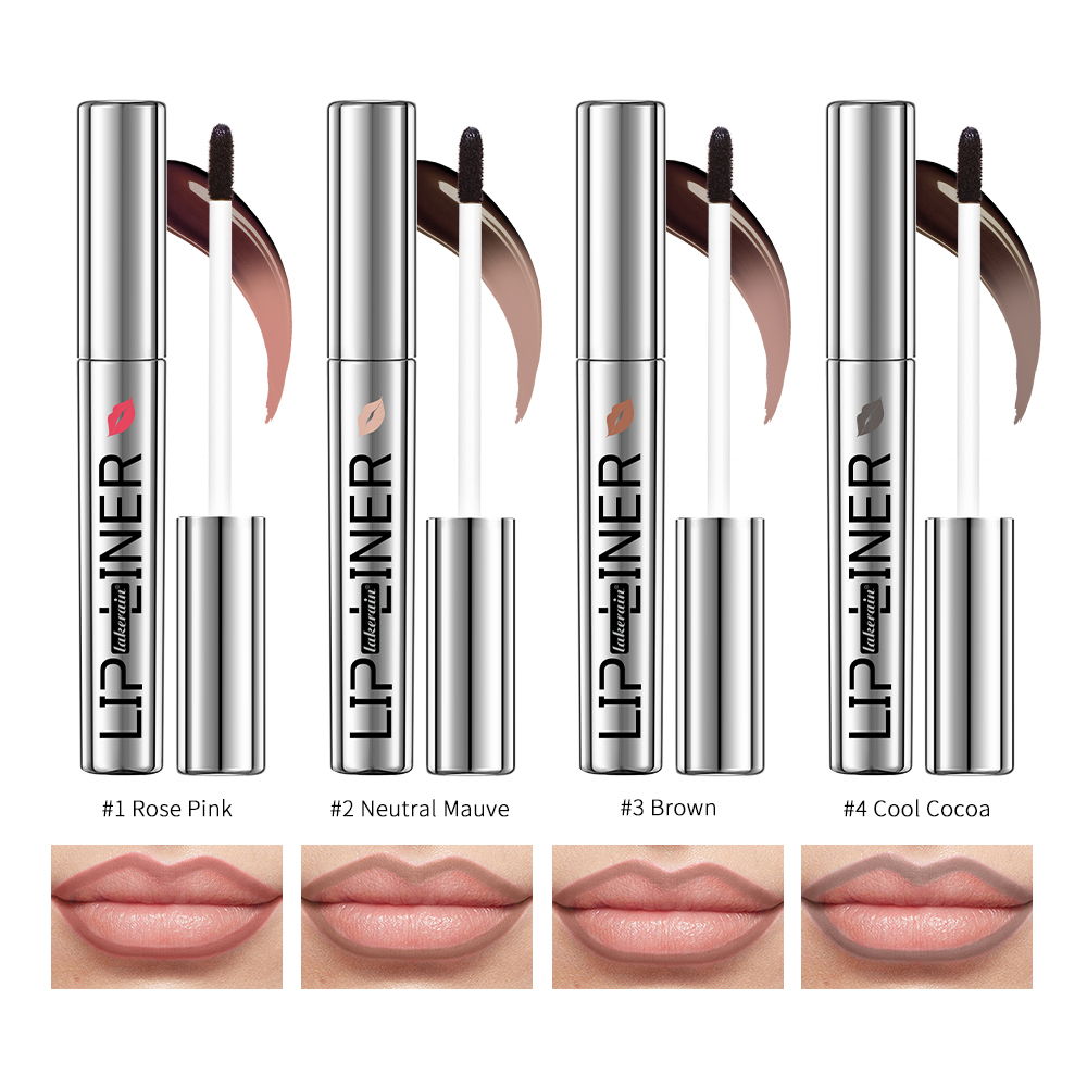 Lipliner Peel Off Lip Liner Stain Peel Off Lip Liner Tattoo Waterproof Matte Long-Lasting Brown Nude Lip Color Cosmetics Makeup — image 11