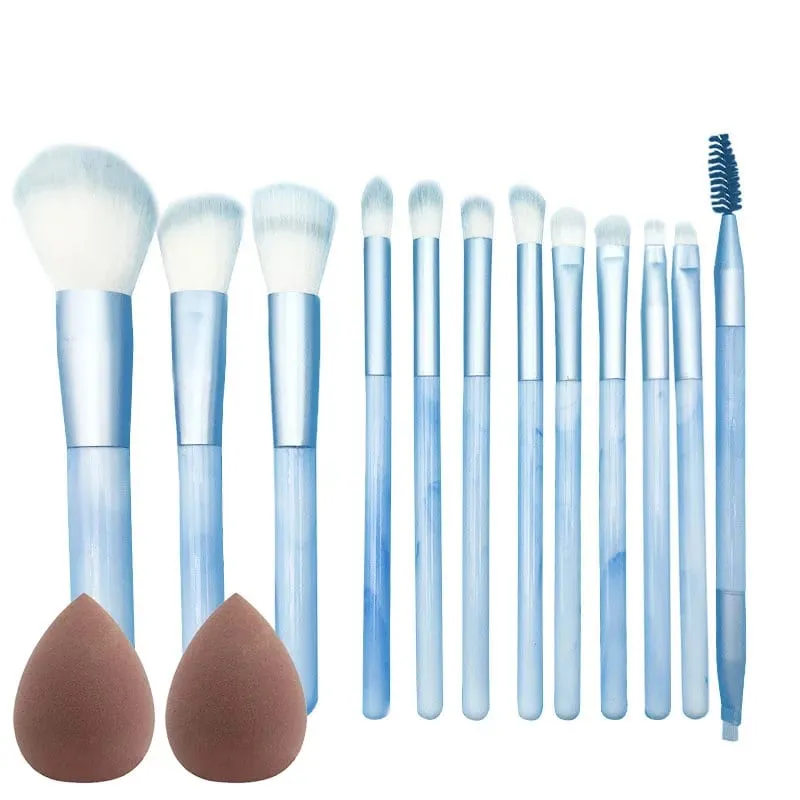 10/14Pcs Makeup Brushes Set EyeShadow Foundation Women Cosmetic Loose Powder Blush Super Soft Blending Make Up Brush Beauty Tool — image 16