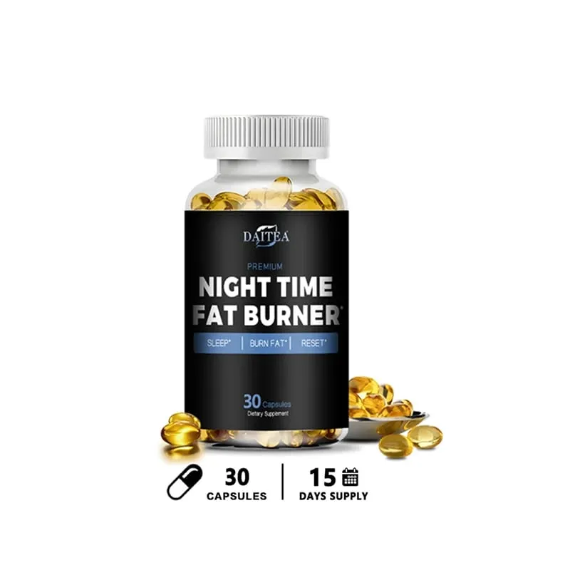 Nighttime Fat Burner - Supports Cardiovascular and Digestive Health Improves Sleep and Increases Muscle Mass and Metabolism — image 8
