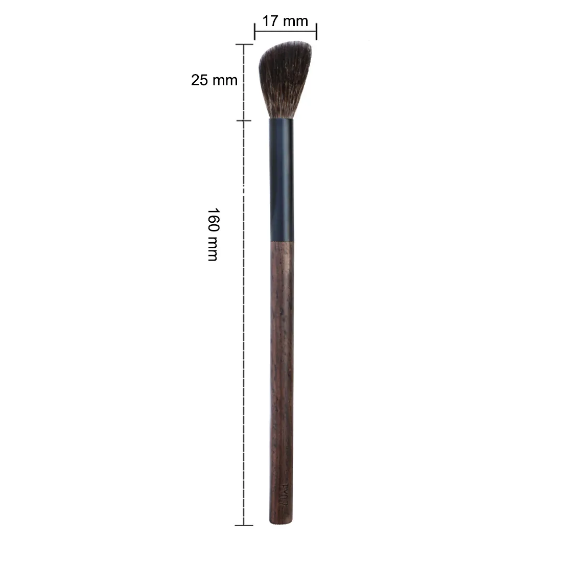 FY07 Professional Handmade Make Up Brush Fluffy Blush Highlighter Brush Soft Blue Squirrel Hair Ebony Wood Handle Makeup Brushes