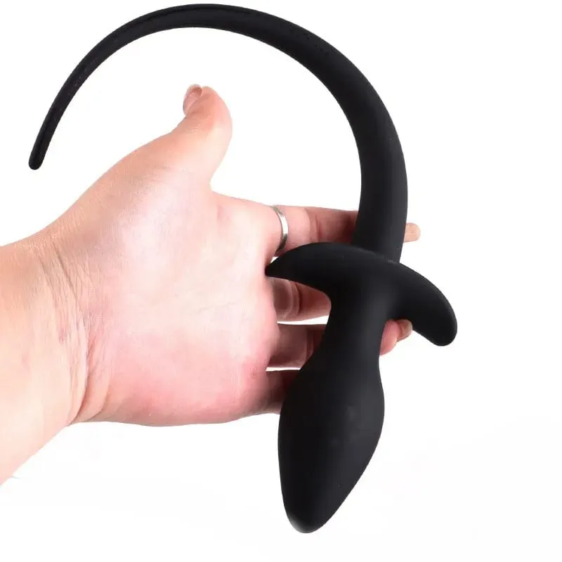 Silicone Dog Butt Plug Tail with Fetish Puppy Cosplay Anal Trainer Erotic Product for Couple BDSM Prostate Massage Sex Toy — image 6