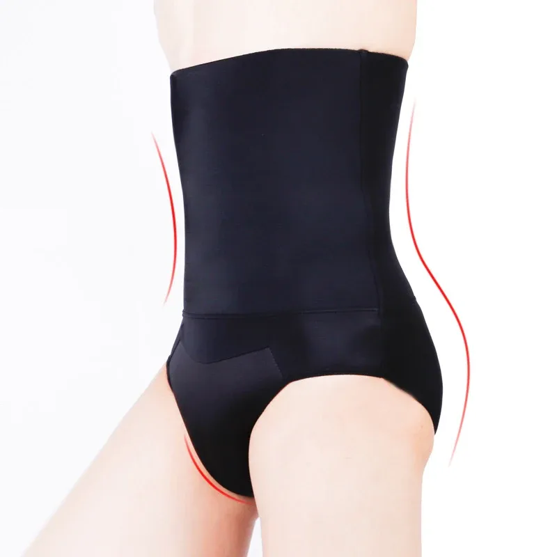 Men Sissy Hiding Gaff Panties Brief For Crossdressing Transgender Men High Waist Boxer Shorts Tummy Slim Body Shaper Corset — image 9