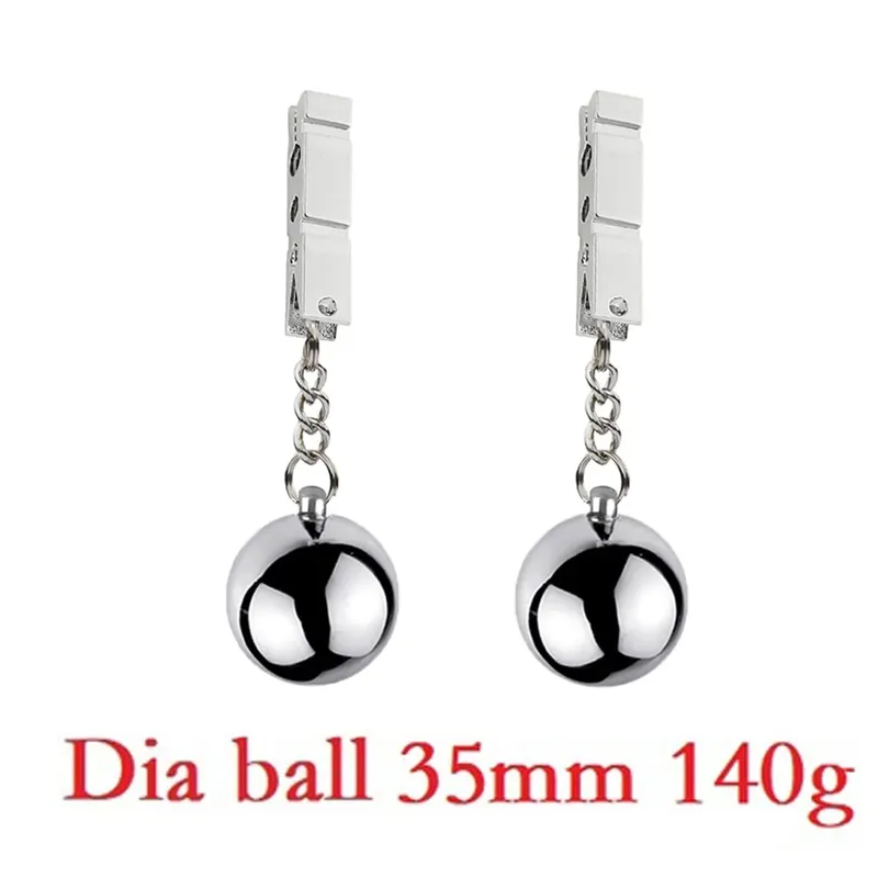 Heavy Nipple Clamp Clips Weight Slave Stimulator Metal Nipple Clips With Ball Weight Breast Bondage Restraint Sex Toy Woman — image 9