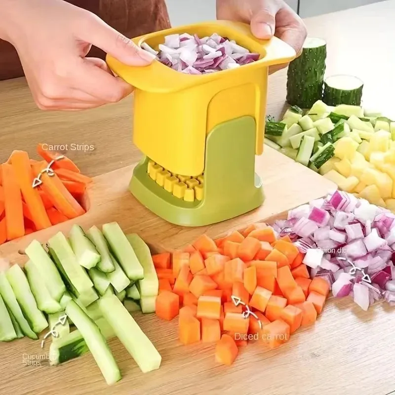 Multifunctional Vegetable Chopper Onion Dicing Artifact French Fries Slicer Kitchen Gadget Cucumber Potato Slicer Kitchen Tools — image 1