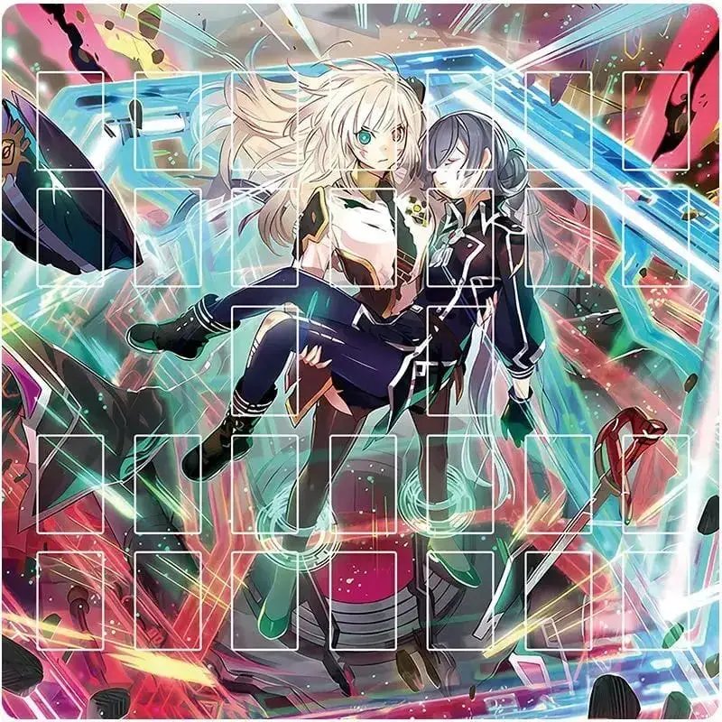 60x60CM Custom Design Yugioh Cards Playmat Yu-Gi-Oh! Sky Striker Ace Waterproof Two-Player Battle Table Games Mat Pad
