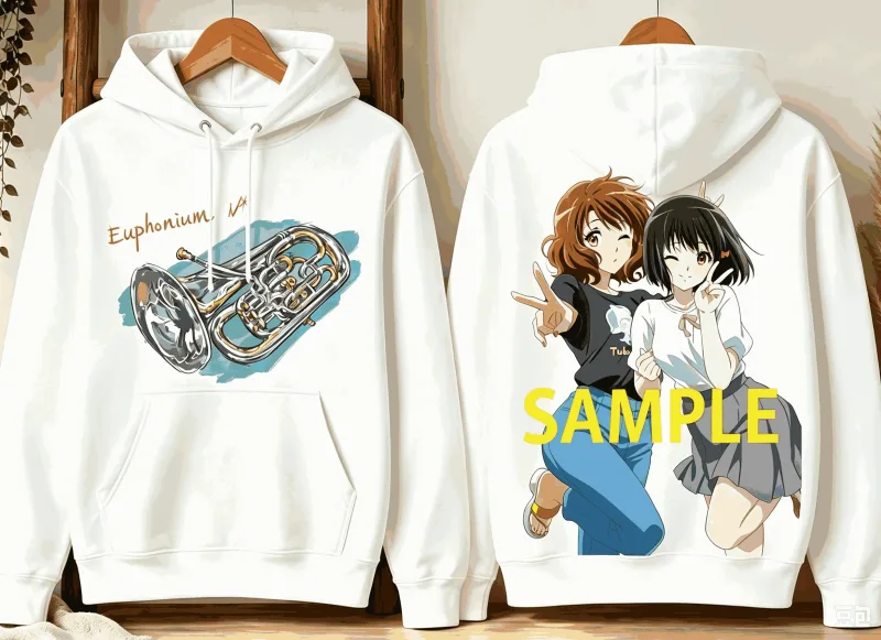 Sound! Euphonium Neutral Men's and Women's Fashion Hip Hop Oversized Unisex hoodies sweatshirt Sports Graphic Comfortable soft