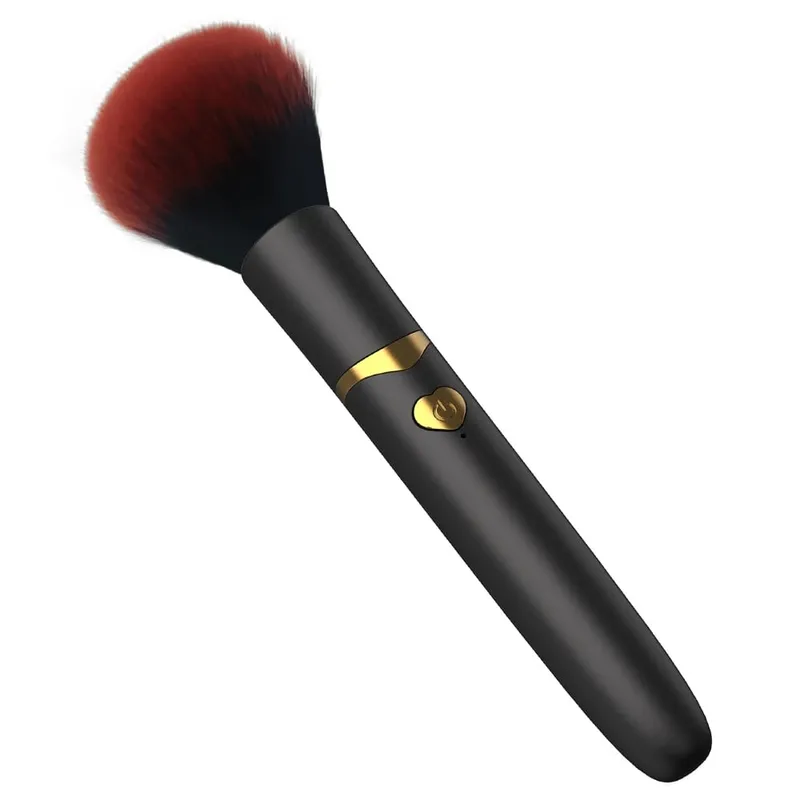 Electric Loose Powder Brush Multifunctional Quick Makeup Brush Blush 10 Gears Vibration Rechargeable Makeup Brush Tools — image 8