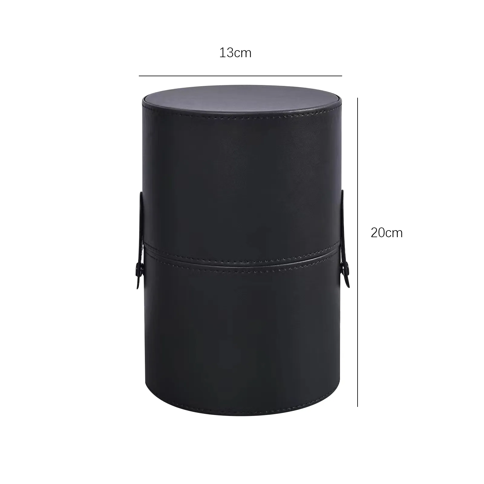 Makeup Brushes Storage Holder PU Large Capacity Cylindrical Eyebrow Pencil Brush Holder for Vanity Countertop Home Table Girls — image 6