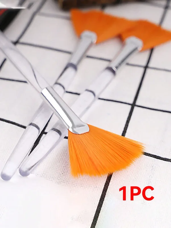 1/3pcs Fan Shape Foundation Makeup Brushes Multifunctional Facial Mask Brush Essential Oil Women Beauty Makeup Tools Brush