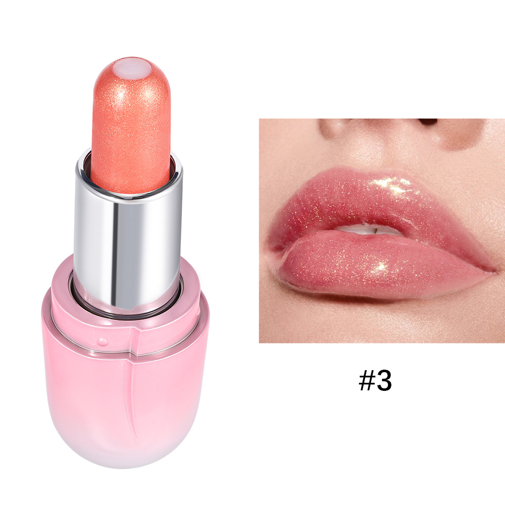 6 Colors Pearlescent Mirror Jelly Lipstick Waterproof Long Lasting Matte Velvet Shiny Sandwich Lip Stick Balm Makeup Cosmetics — image 11