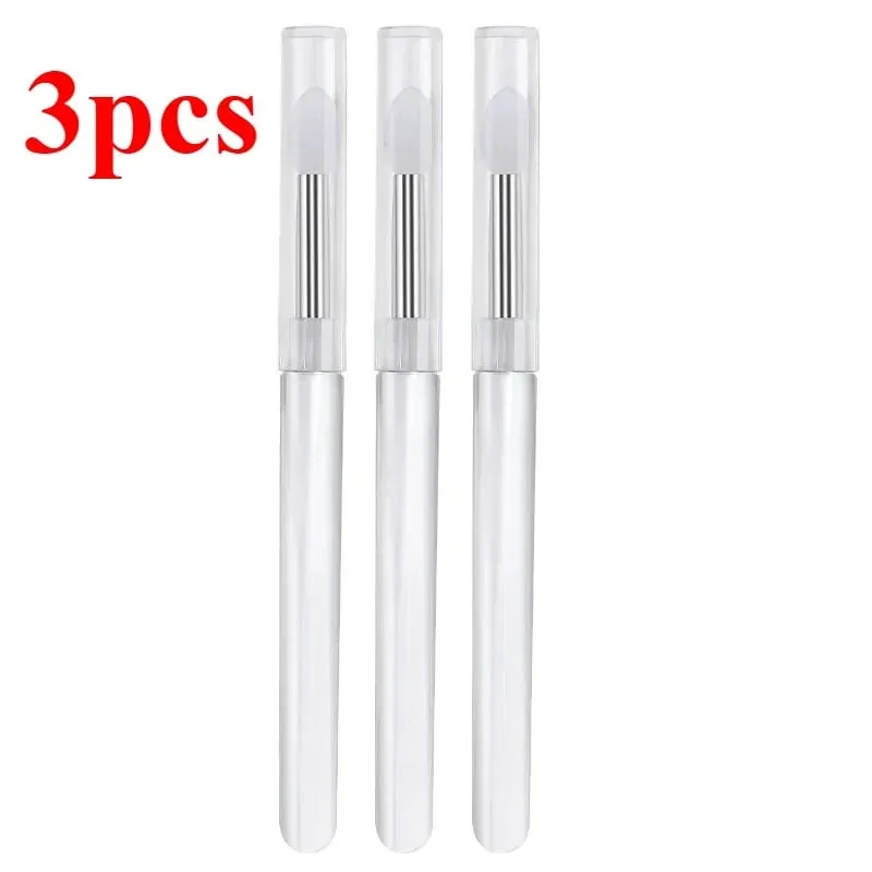 3/5/10Pcs Soft Silicone Lipstick Brush Lip Stick Applicator Portable Clear Handle Clean Microbrush Lipgloss Beauty Tool — image 9